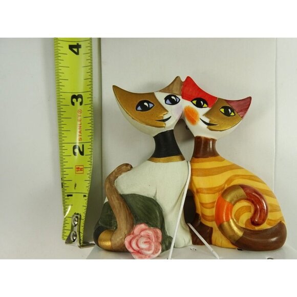 Gloria and Alberto Cat Figurine Goebel Rosine Wachtmeister Original Box - Picture 6 of 7